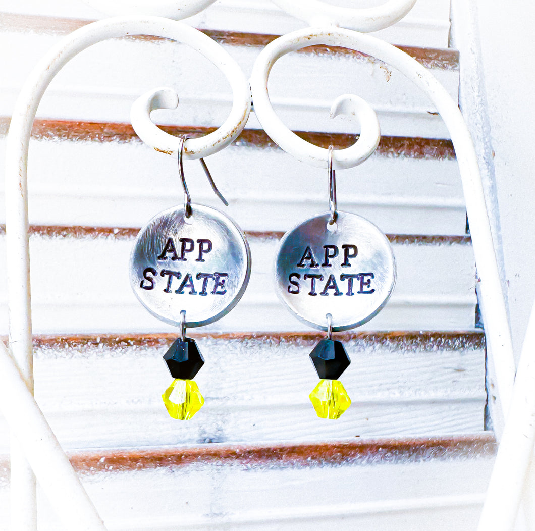 App State Short Earrings