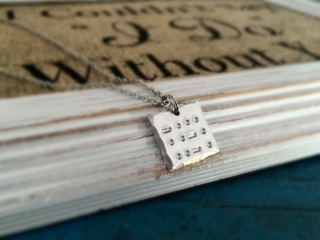 Morse code bff necklace store