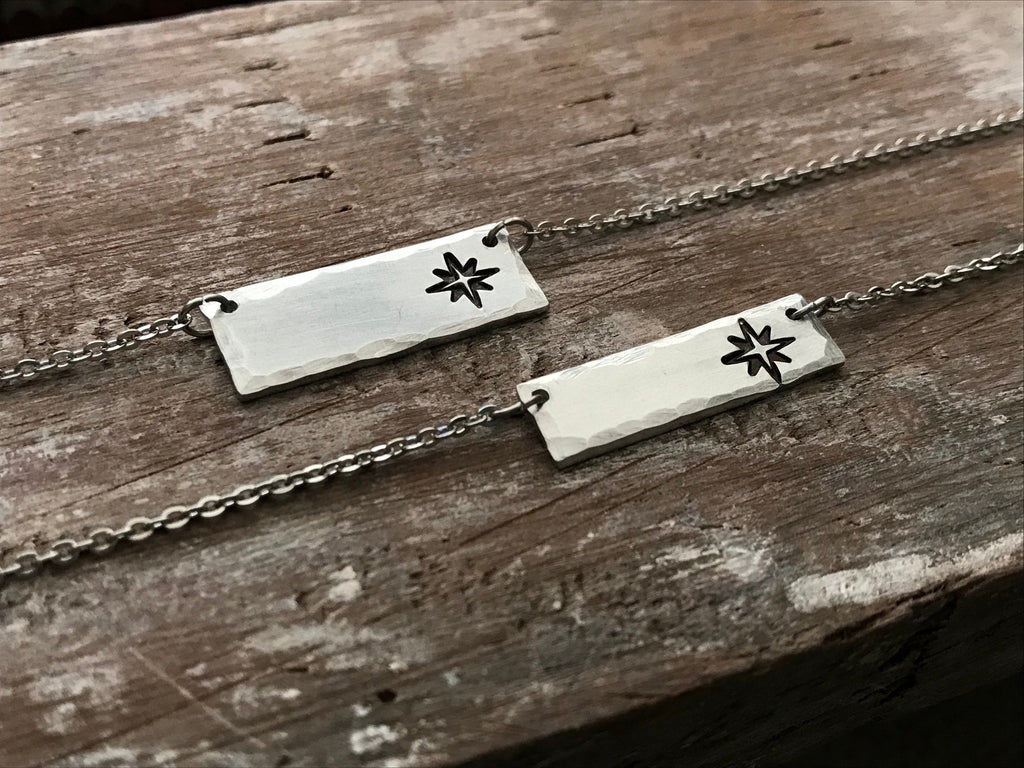 Through thick and outlet thin bar necklace