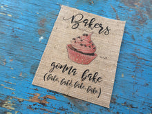 "Bakers Gonna Bake" Burlap Print