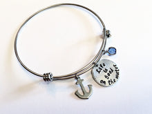 "Life is Good on the Water" Charm Bracelet