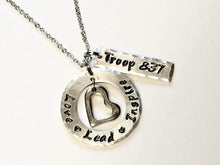 Stamped Jewelry "Love Lead Inspire" Necklace