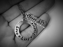 Stamped Jewelry "Love Lead Inspire" Necklace