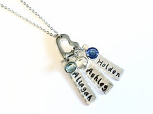 The Cassidy - Heart Name Bar Necklace