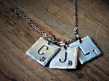 Scrabble Inspired Initial Necklace