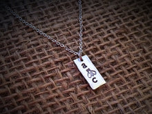 🐝 Stamped "A bee C" Bee Necklace