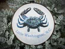 Little Washington North Carolina Art Print - Embroidery Hoop Decor
